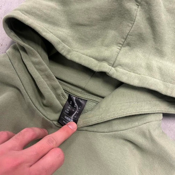 Adidas Earth Tone Green Hoodie - Picture 2 of 2